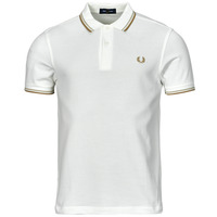 Kleidung Herren Polohemden Fred Perry TWIN TIPPED FRED PERRY SHIRT Weiß / Beige