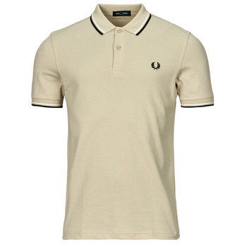 Kleidung Herren Polohemden Fred Perry TWIN TIPPED FRED PERRY SHIRT Beige