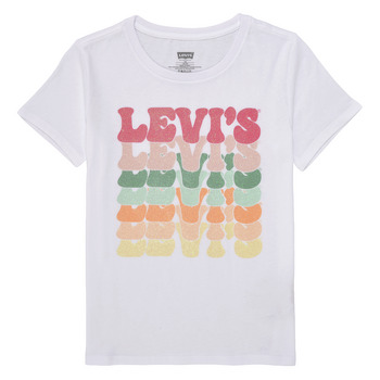 Abbigliamento Bambina T-shirt maniche corte Levi's ORGANIC RETRO LEVIS SS TEE 