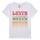 Kleidung Mädchen T-Shirts Levi's ORGANIC RETRO LEVIS SS TEE Bunt / Weiß