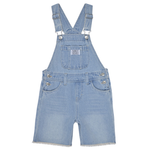 Kleidung Mädchen Overalls / Latzhosen Levi's CLASSIC SHORTALLS Blau