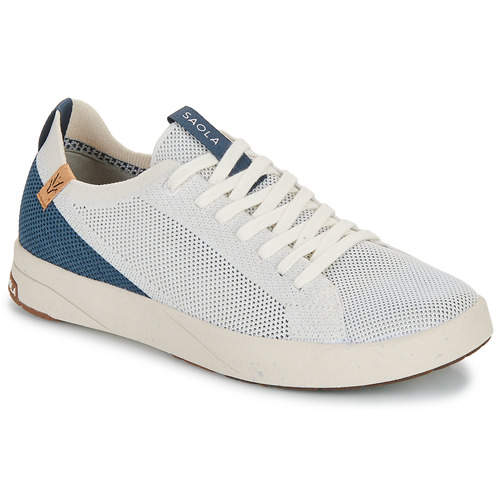 Schuhe Herren Sneaker Low Saola CANNON KNIT 2.1 Weiß / Blau