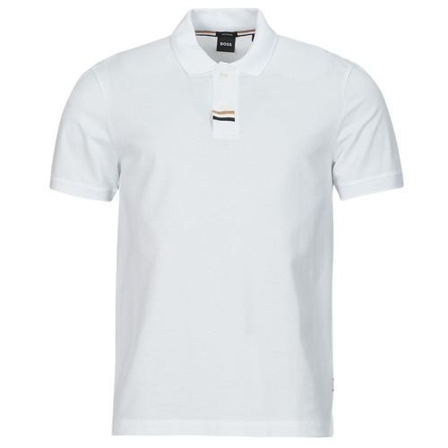 Kleidung Herren Polohemden BOSS Parlay 424 Weiß