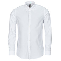 Kleidung Herren Langärmelige Hemden BOSS Rickert Weiß