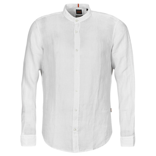 Kleidung Herren Langärmelige Hemden BOSS Race_1 Weiß