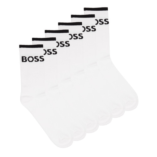 Accessoires Herren Socken & Strümpfe BOSS 6P QS Stripe CC Weiß