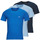 Kleidung Herren T-Shirts BOSS TShirtRN 3P Classic Blau / Blau / Marineblau
