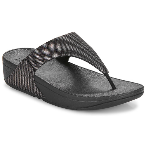 Chaussures Femme Tongs FitFlop Lulu Glitz-Canvas Toe 