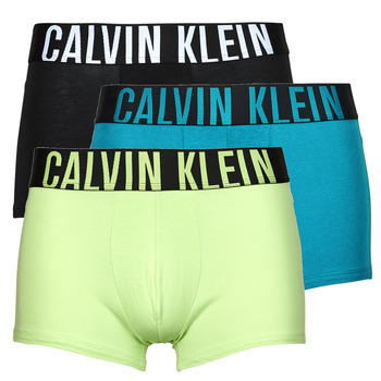 Unterwäsche Herren Boxer Calvin Klein Jeans TRUNK 3PK X3 Weiß / Blau