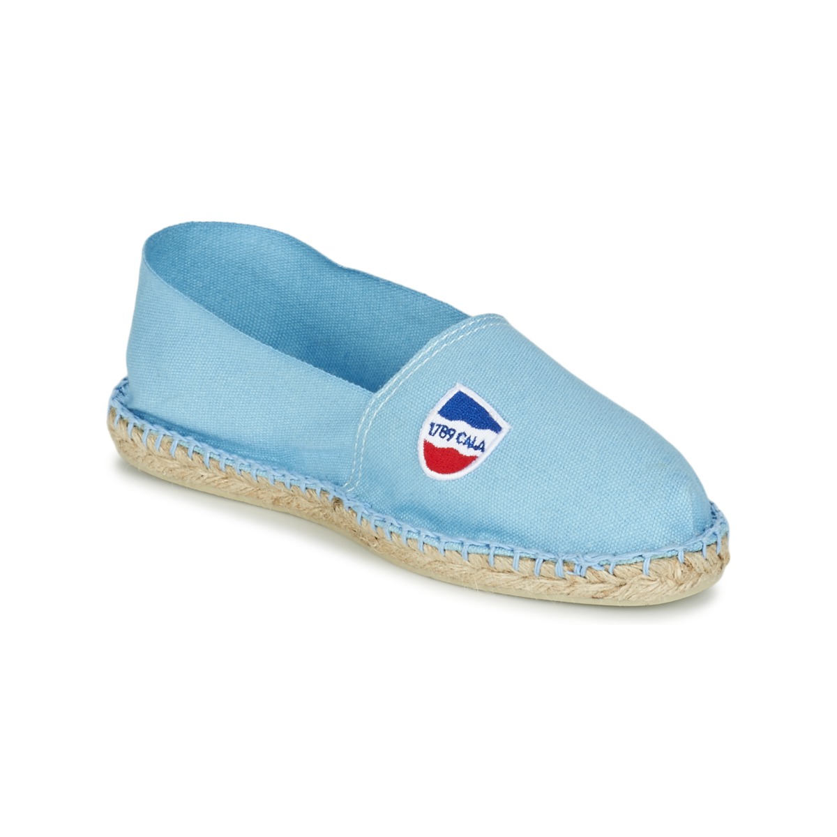 Schuhe Leinen-Pantoletten mit gefloch 1789 Cala CLASSIQUE Blau