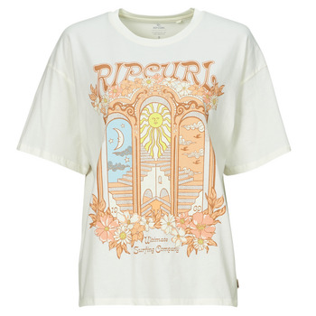 Vêtements Femme T-shirts manches courtes Rip Curl TROPICAL TOUR HERTIAGE TEE 
