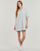 Kleidung Damen Kurze Kleider Rip Curl FOLLOW THE SUN SHIRT DRESS Weiß / Blau