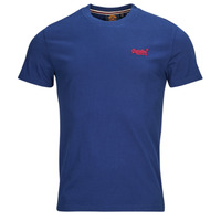 Kleidung Herren T-Shirts Superdry ESSENTIAL LOGO EMB TEE Marineblau