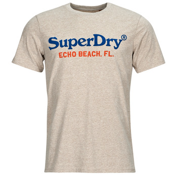 Vêtements Homme T-shirts manches courtes Superdry VENUE DUO LOGO T SHIRT 
