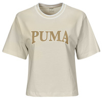 Kleidung Damen T-Shirts Puma PUMA SQUAD GRAPHIC TEE Beige