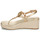 Schuhe Damen Sandalen / Sandaletten MICHAEL Michael Kors CASEY WEDGE Golden
