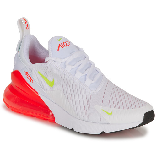 Schuhe Damen Sneaker Low Nike AIR MAX 270 Weiß / Orange