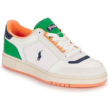 Schuhe Sneaker Low Polo Ralph Lauren POLO CRT SPT Weiß / Orange