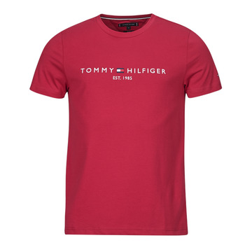 Kleidung Herren T-Shirts Tommy Hilfiger TOMMY LOGO TEE Bordeaux