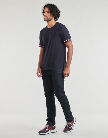 Tommy Hilfiger MONOTYPE BOLD GS TIPPING TEE Marineblau