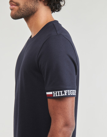 Tommy Hilfiger MONOTYPE BOLD GS TIPPING TEE Marineblau