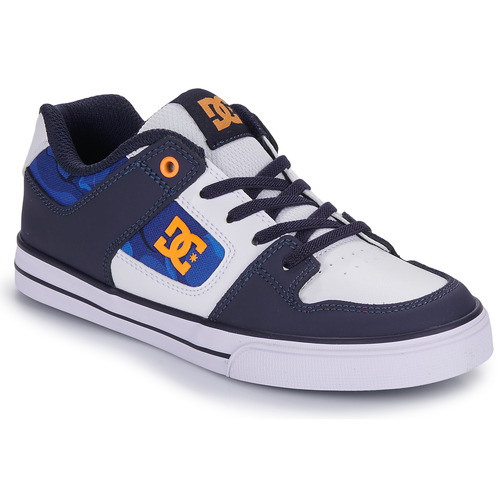 Schuhe Jungen Sneaker Low DC Shoes PURE ELASTIC Blau / Orange