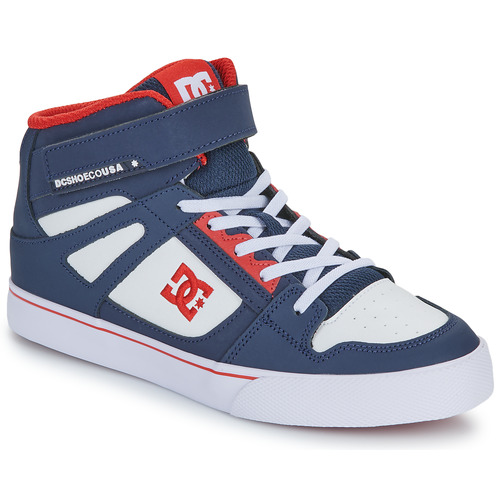 Schuhe Jungen Sneaker High DC Shoes PURE HIGH-TOP EV Marineblau / Rot