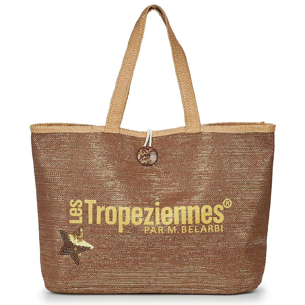 Taschen Damen Shopper / Einkaufstasche Les Tropéziennes par M Belarbi PANAMA Braun,