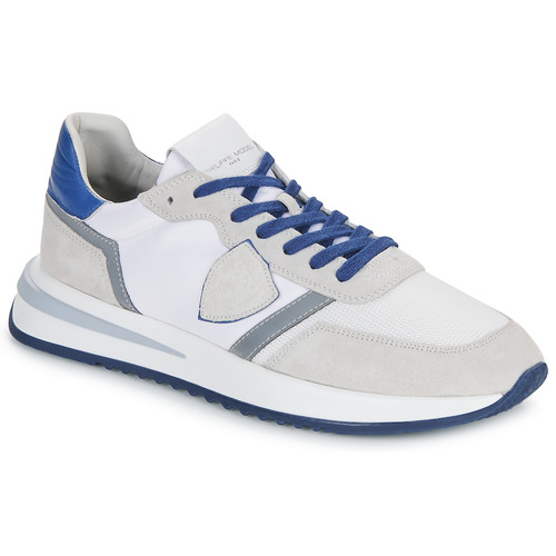 Schuhe Herren Sneaker Low Philippe Model TROPEZ 2.1 LOW MAN Weiß / Blau / Grau