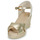 Schuhe Damen Sandalen / Sandaletten Geox D GELSA LOW Golden / Beige