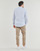 Abbigliamento Uomo Camicie maniche lunghe Tommy Jeans TJM MAO STRIPE LINEN BLEND SHIRT 