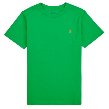 Kleidung Kinder T-Shirts Polo Ralph Lauren SS CN-TOPS-T-SHIRT GrÜn