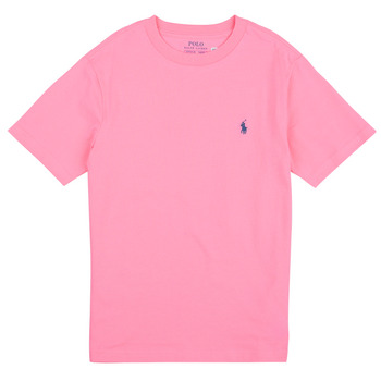 Kleidung Kinder T-Shirts Polo Ralph Lauren SS CN-TOPS-T-SHIRT Pink