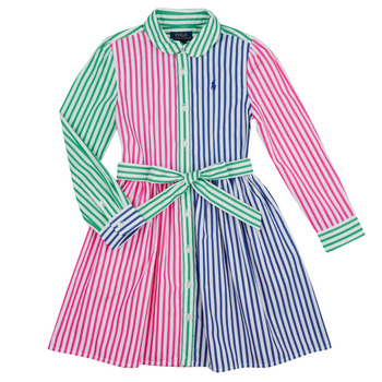 Vêtements Fille Robes courtes Polo Ralph Lauren JNMLTFNSDRSS-DRESSES-DAY DRESS 