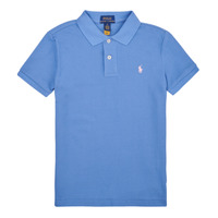 Kleidung Jungen Polohemden Polo Ralph Lauren SS KC-TOPS-KNIT Blau