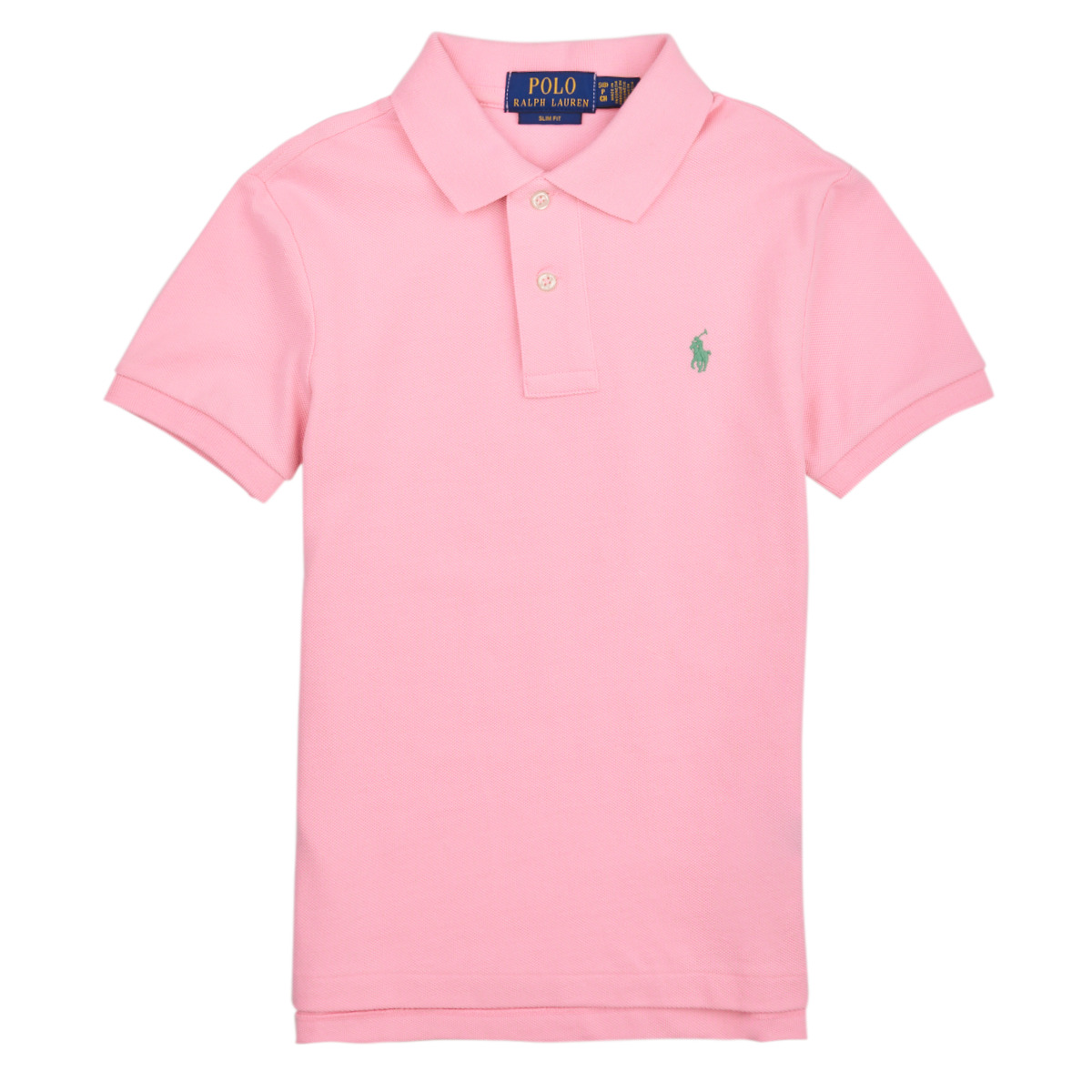Kleidung Jungen Polohemden Polo Ralph Lauren SLIM POLO-TOPS-KNIT Pink