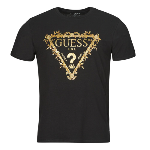 Vêtements Homme T-shirts manches courtes Guess SS BSC GUESS TRI SCROLL TEE 