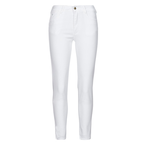 Kleidung Damen Slim Fit Jeans Le Temps des Cerises PULP SLIM 7/8 Weiß