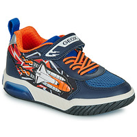 Schuhe Jungen Sneaker Low Geox J INEK BOY Marineblau / Orange
