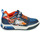 Schuhe Jungen Sneaker Low Geox J INEK BOY Marineblau / Orange