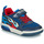 Schuhe Jungen Sneaker Low Geox J INEK BOY Marineblau / Rot
