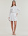 Kleidung Damen Kurze Kleider MICHAEL Michael Kors COTTON MINI DRESS Weiß