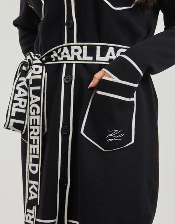 Karl Lagerfeld BRANDED BELTED CARDIGAN 