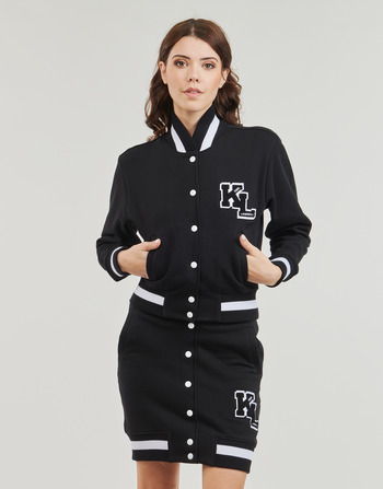 Vêtements Femme Blousons Karl Lagerfeld varsity sweat jacket 