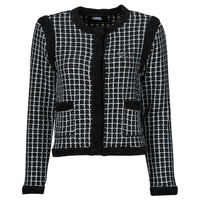 Vêtements Femme Vestes / Blazers Karl Lagerfeld classic boucle cardigan 