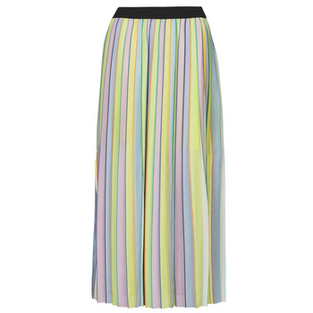 Abbigliamento Donna Gonne Karl Lagerfeld stripe pleated skirt 