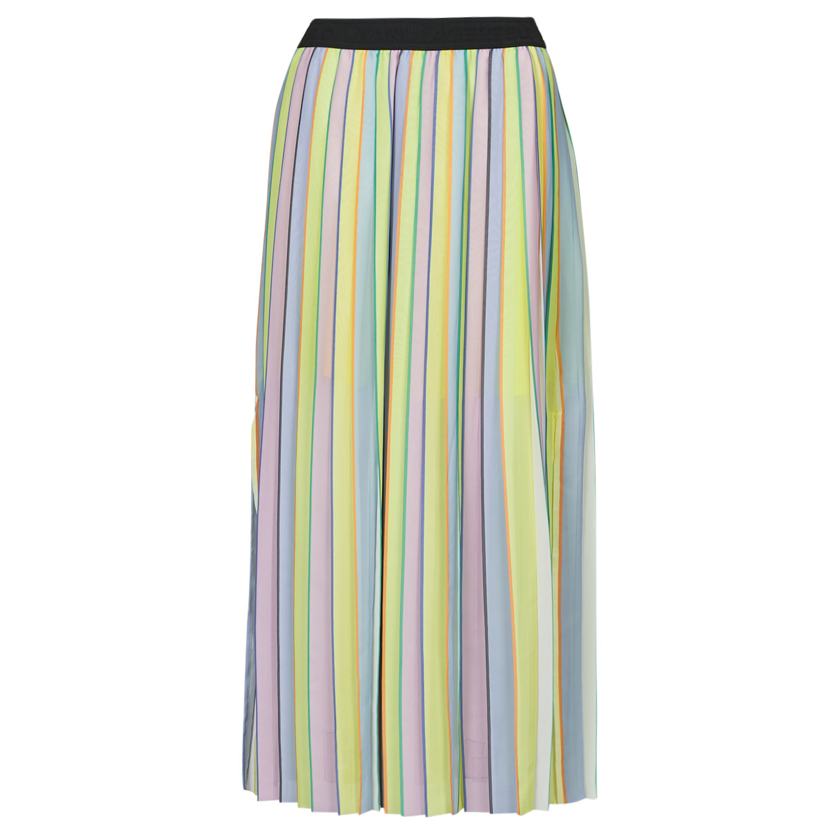 Kleidung Damen Röcke Karl Lagerfeld stripe pleated skirt Bunt