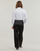 Kleidung Damen Hemden Karl Lagerfeld crop poplin shirt Weiß