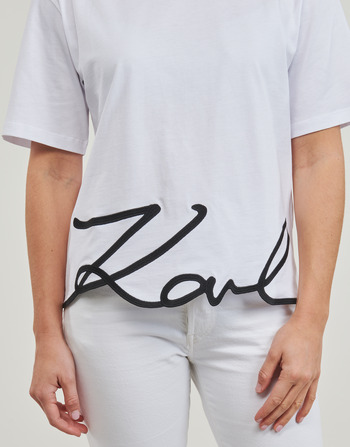 Karl Lagerfeld karl signature hem t-shirt 