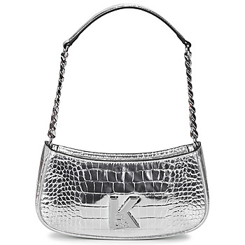 Taschen Damen Umhängetaschen Karl Lagerfeld K/KAMEO SHOULDERBAG CROC Silber